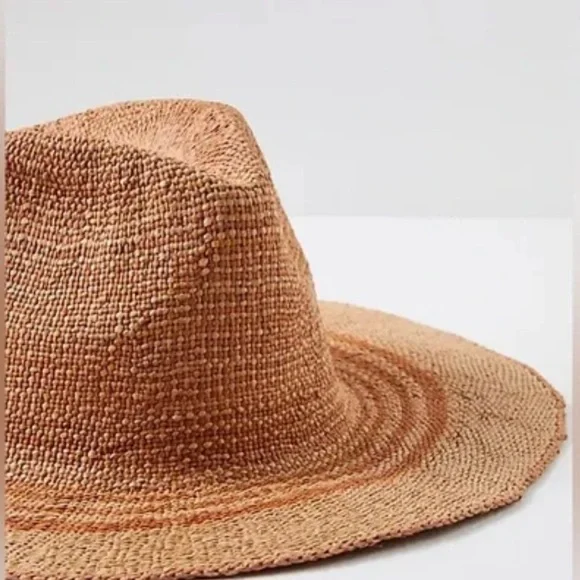 Free People Soft Spoken Packable Hat in Tan Combo Retail$68 NWOT - Picture 4 of 7